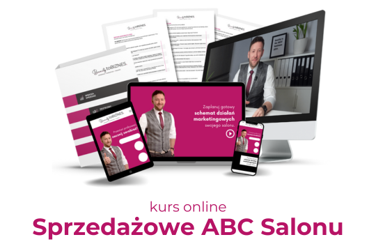 sprzedaż w salonie kosmetycznym